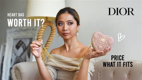 heart shaped dior bag